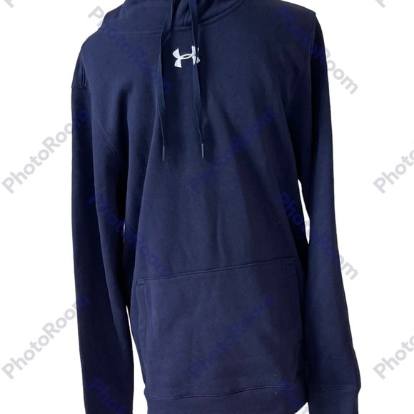 Men's Hustle Fleece Hoody, Under Armour Size-S, Collor-Blue, NWT - Picture 4 of 8